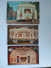 3 Vintage Postcards Fairground