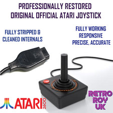 Official Genuine Atari 2600 Joystick Controller Stripped Cleaned Tested Working