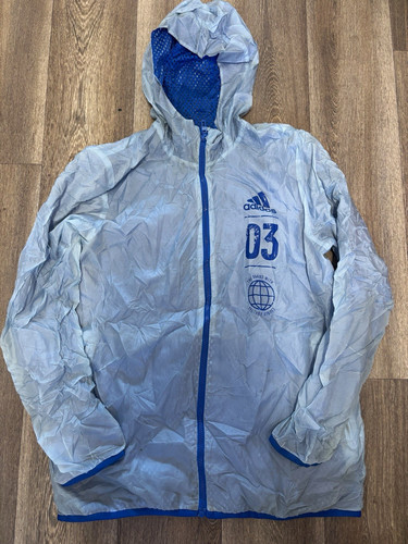 Adidas mens grey blue hooded - adidas,