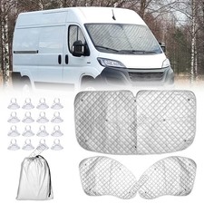 For FIAT DUCATO PEUGEOT BOXER Motorhome Thermal Window Screen Cover Cab Blinds