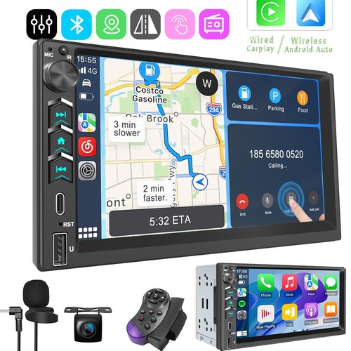 Double din qled wireless - double, 7"