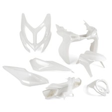 Fairing Kit STR8 7 Pieces Glossy White for Yamaha Aerox / MBK Nitro 50 from 2013