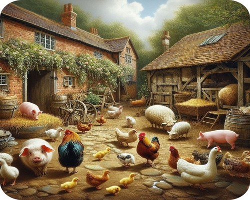 Farmyard glass worktop saver - -,