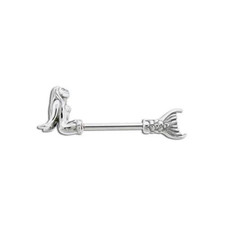 Mermaid nipple barbell body - mermaid,