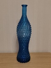 Empoli Italy Blue Bottle,Swirl