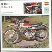 EDITO-SERVICE S.A. CLASSIC MOTORCYCLES-1972-BULTACO-250 MATADOR SD MK 4