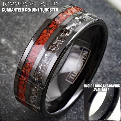 Personalized black tungsten - personalized,