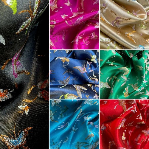 Brocade chinese butterflies - brocade,