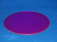 25cm Oasis Luxury Round Bevelled Wedding Strong Pink Mirror Plate (2890)