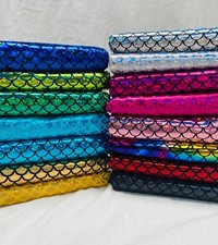 MERMAID Scale Fabric Fish Tail Material Stretch Spandex Dress 150cm wide