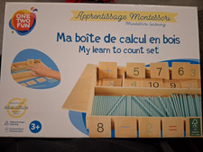 My learn to count Montessori set 