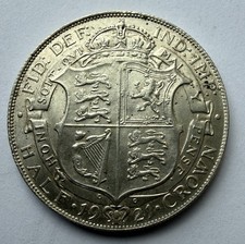 UNC 1921 HALFCROWN 