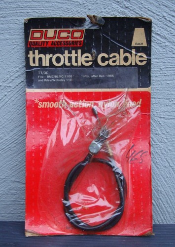 Duco throttle cable - n.o.s.,