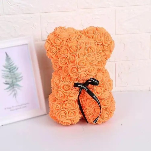 25cm artificial teddy rose - teddy,