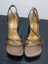 Bronze Colour High Heeled Open