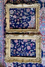 Antique Pair Of Gilt Wood