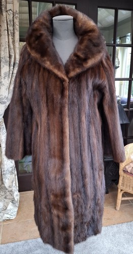 Vintage brown mink - fur, coat