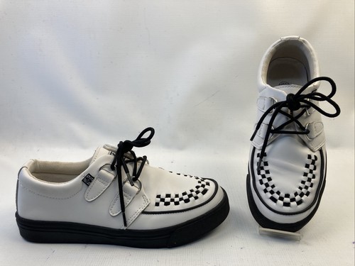 White black leather - w/,