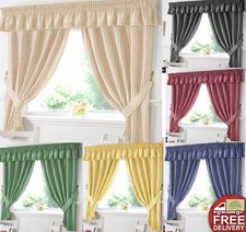 Gingham kitchen curtains - gingham, or
