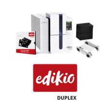 Evolis Edikio Duplex Plastic Card Retail Price Tag Printer Bundle, Inc Software