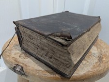 British and Foreign Bible Society Leather Bound Old  Book Vintage Book Antique