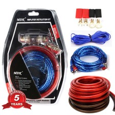 1500W Car Audio 8 Gauge Cable Kit Amp Amplifier Install RCA Subwoofer Sub Wiring