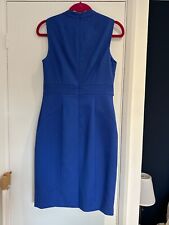 Hobbs bright blue shift dress