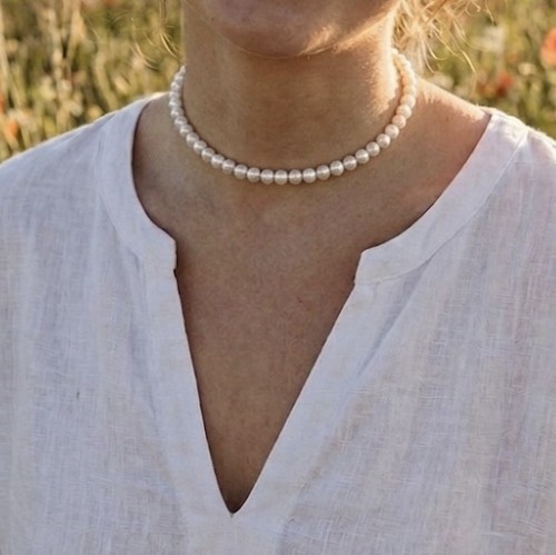 Silver real freshwater vintage - silver,
