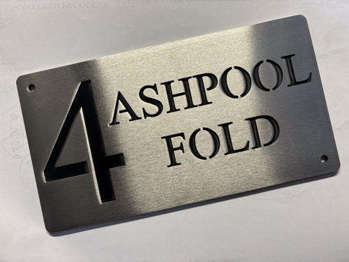 Stainless steel door - steel, number