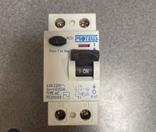 PROTEUS 63 AMP 30mA DOUBLE