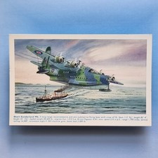 WW2 Aircraft Postcard C1940