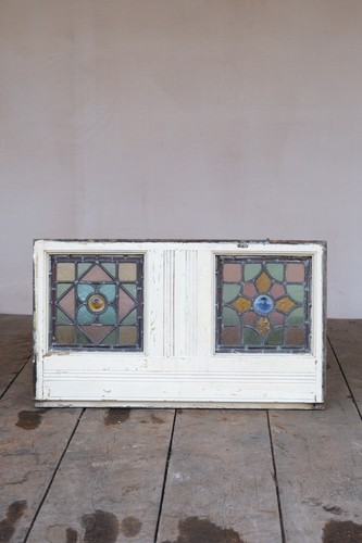 Stained glass transom window - stained,