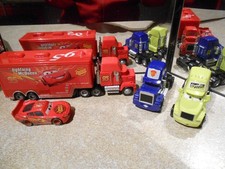 Disney  Pixer  Cars  diecast metal & plastic 3 x  Trucks  & trailer  &  car