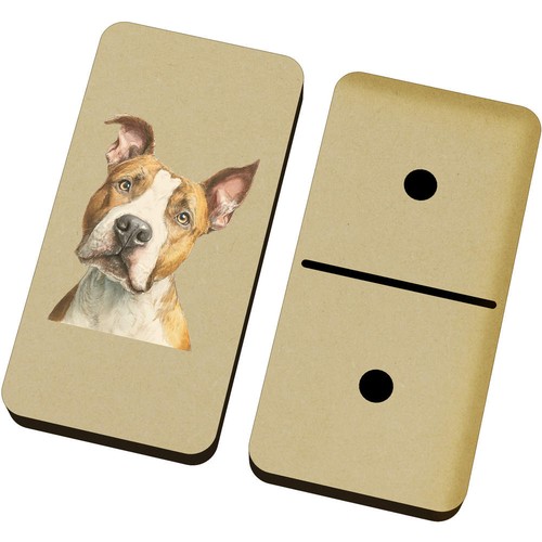 Staffordshire terrier domino - 'staffordshire, terrier'