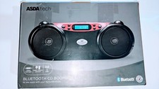 Asda Tech Bluetooth CD Boombox & FM Radio
