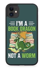 Funny Book Worm Rubber Phone
