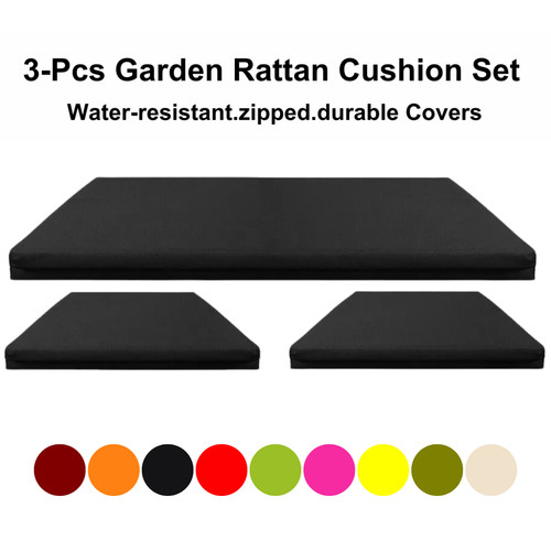 Waterproof 3pc rattan chair - rattan,