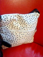 BLACK CREAM SPOTTY KIPLING SHLDER BAG CROSSBODY ORGANISER MONKEY LESLEY 791