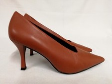 Mango - Burnt Orange Slip On