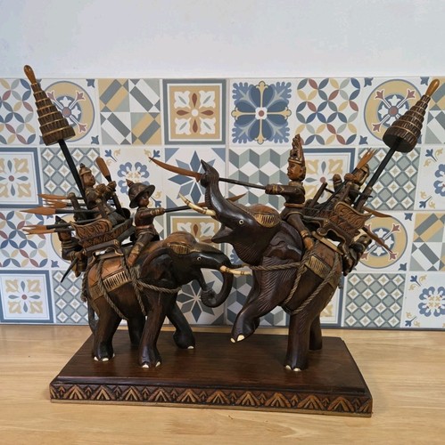 Vintage thai hand - thai, hand-carved