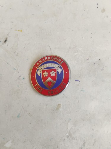 Lanarkshire fire brigade badge - lanarkshire,