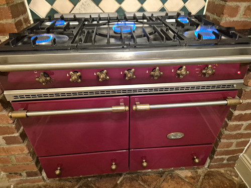 Lacanche red built gas - red, built-in