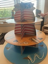 Pirate/ Peter Pan Party - Cardboard Cup Cake Stand