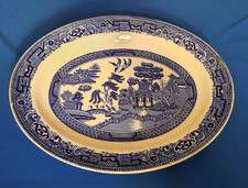 Vintage old willow pattern - old,