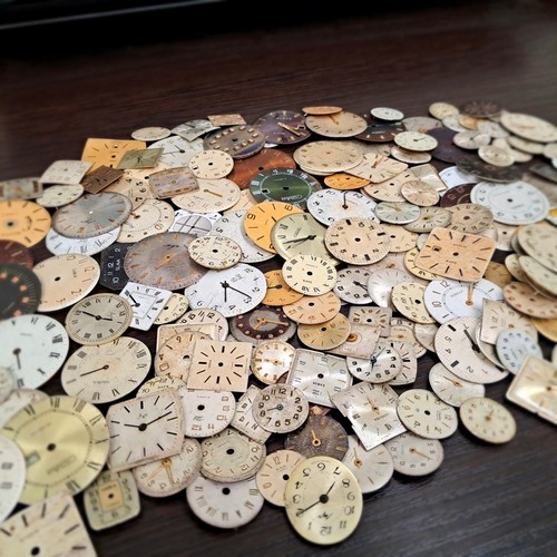 100 vintage ussr watch dials - vintage,