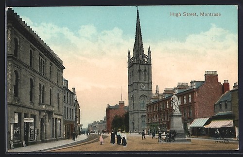 Postcard montrose high street - montrose,,