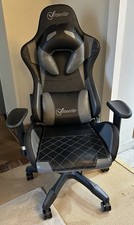 Vinsetto Black/Gaming/office Chair/reclines/LED/adjustable, Really Comfortable