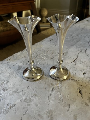 Antique solid silver - , fluted