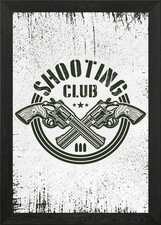Shooting club Framed Wall Art