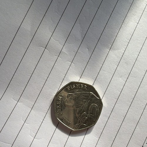 2017 elizabeth 50p coin - elizabeth,